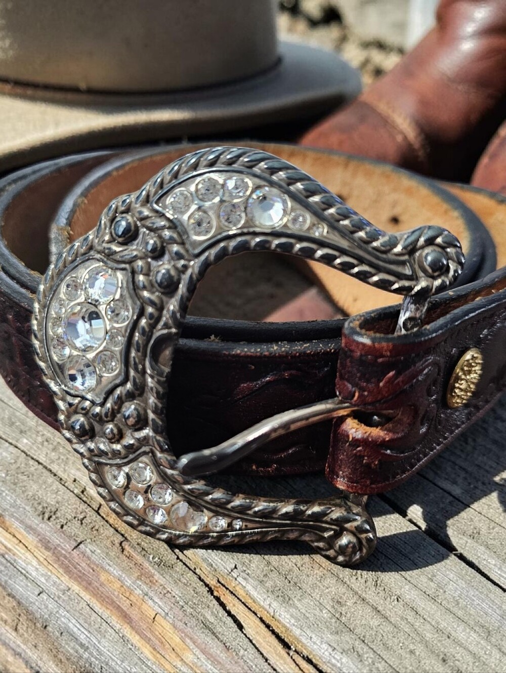 Western Leather Belt